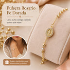 Pulsera en forma de rosario