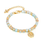 Pulsera en forma de rosario